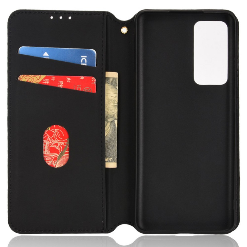 Flip Cover Xiaomi 12 Pro Effet Cuir Diamant Ma Coque