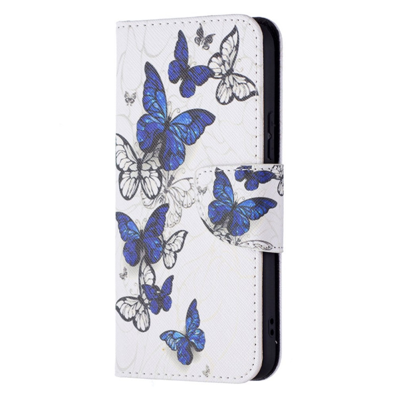 Housse Samsung Galaxy S22 5G Papillons Rois