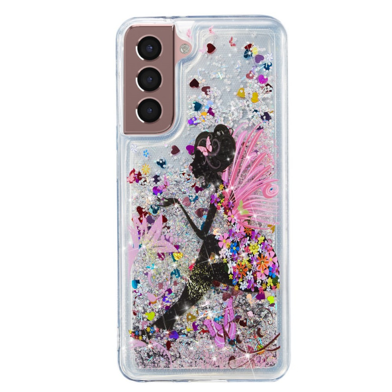 Coque Samsung Galaxy S22 5G Fée Paillettes