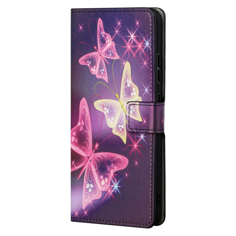 Housse Moto G41 / G31 Papillons et Fleurs