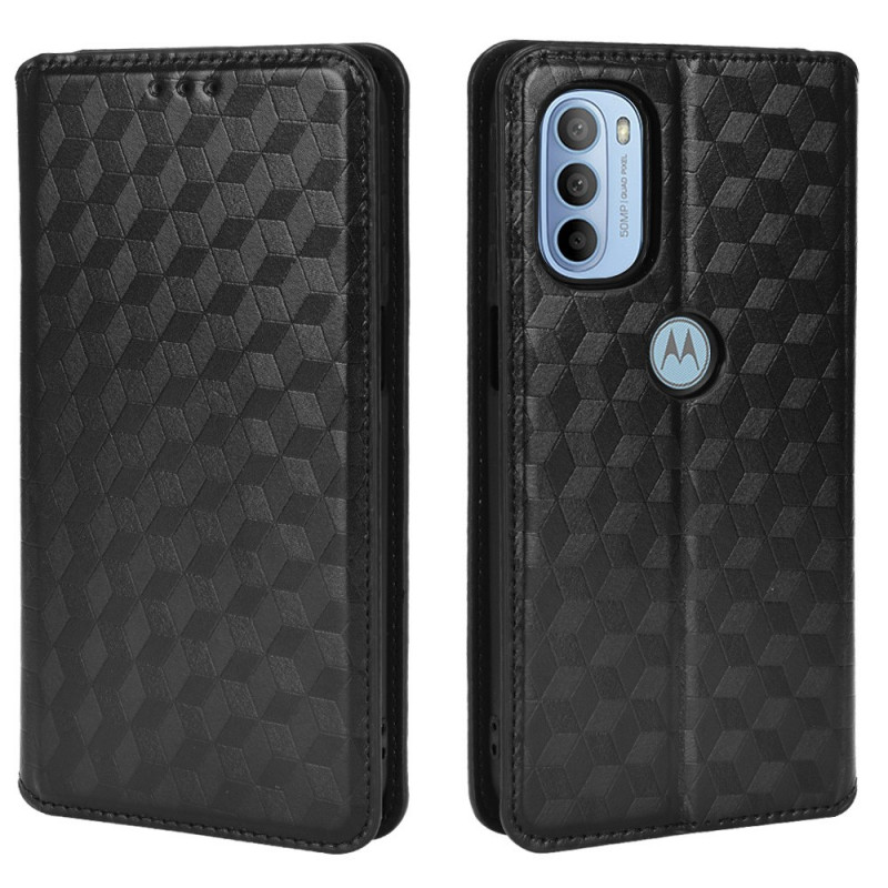 Flip Cover Moto G41 / G31 Effet Cuir Diamant