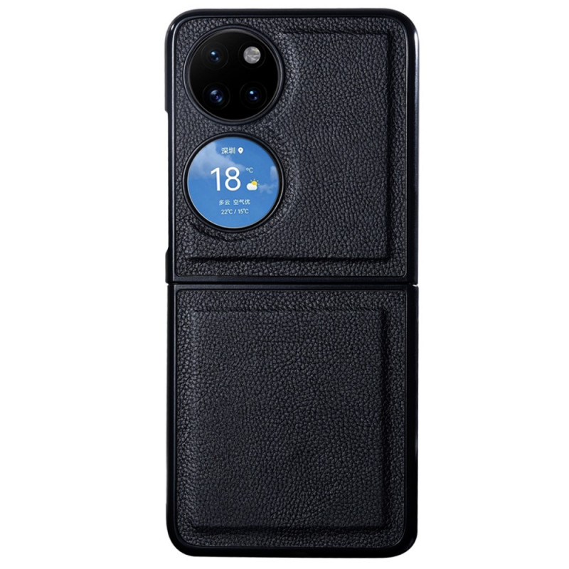 Coque Huawei P50 Pocket Véritable Cuir Design