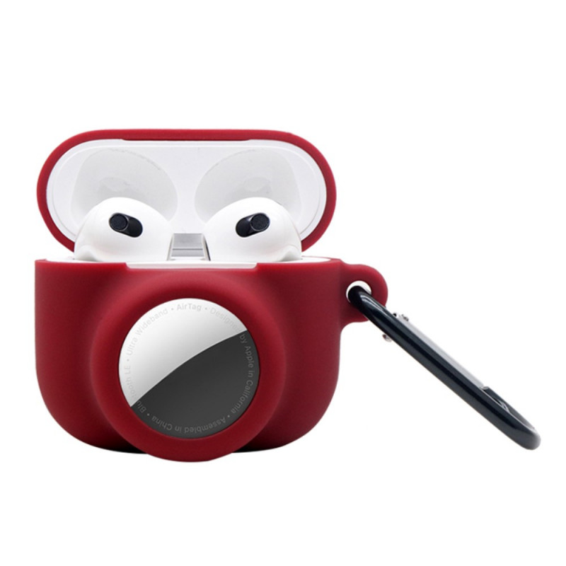 Coque AirPods 3 / AirTag Silicone Avocat