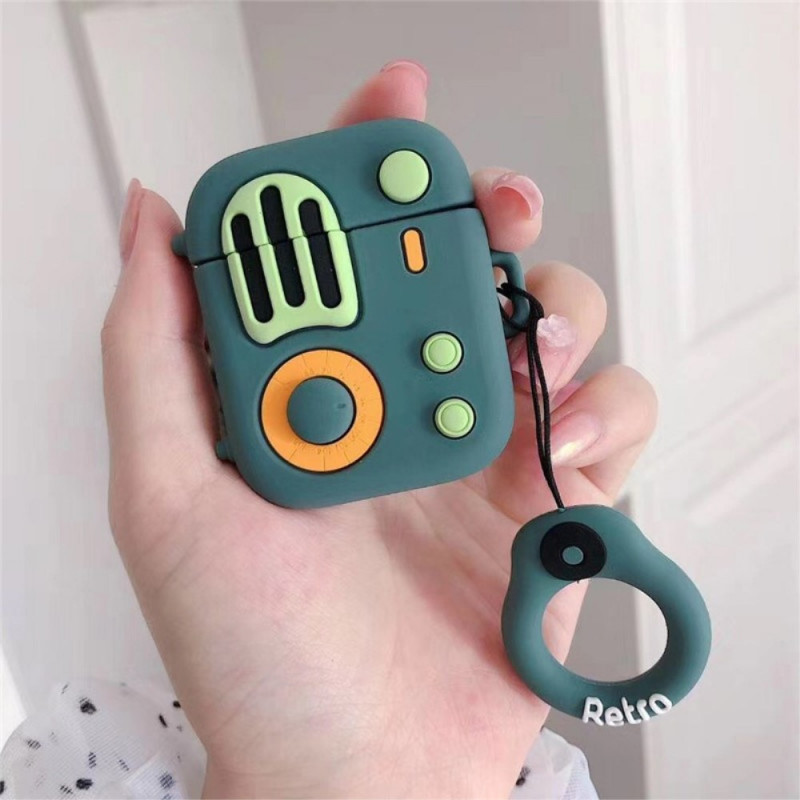 Coque AirPods  2 / 1 On the Radio avec Anneau