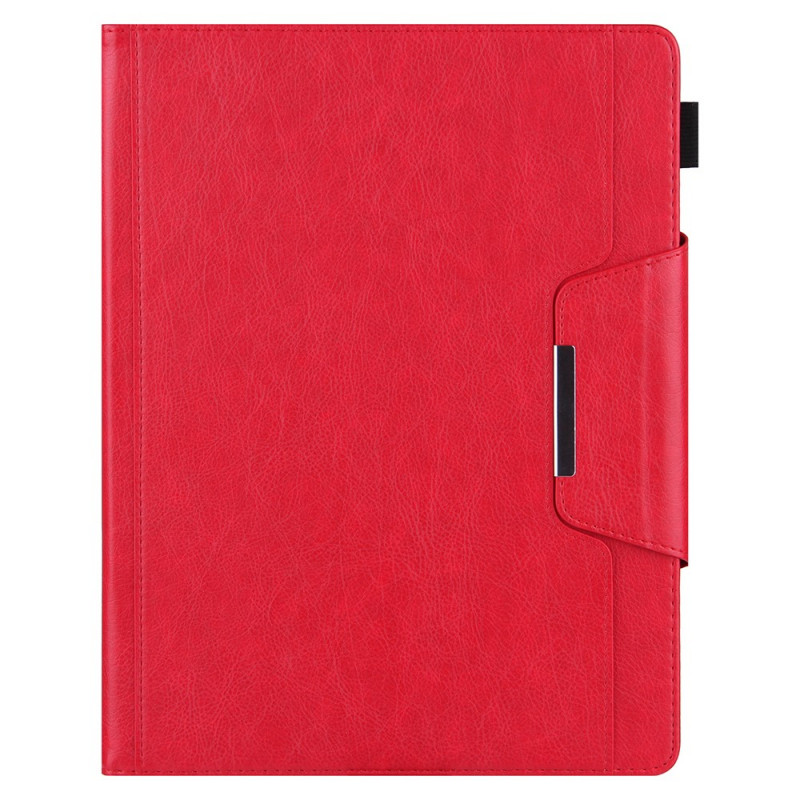 Housse iPad Pro 12.9" Simili Cuir Fermoir Argenté