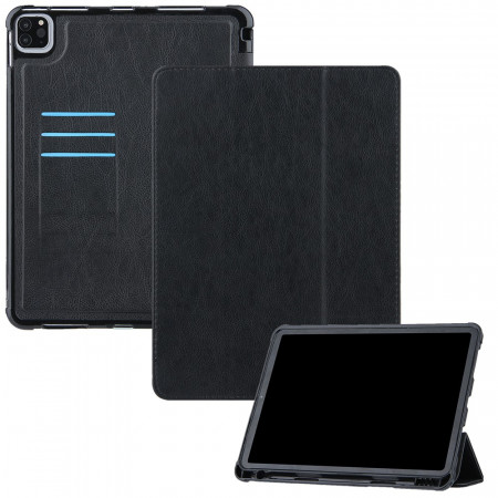 7% sur Etui nouvel Apple iPad Pro 11 2021 M1 4G/LTE - 5G Smartcover pliable  noir avec stand - Housse coque de protection New IPad PRO 11 pouces 2021 M1  - Accessoires
