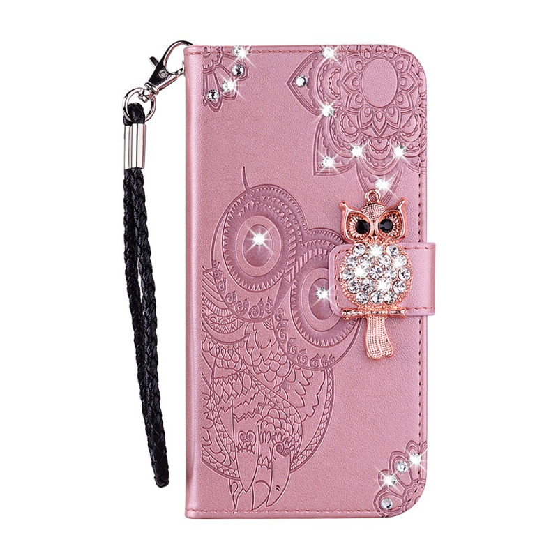 Housse OnePlus Nord N10 Hibou Mandala et Breloque