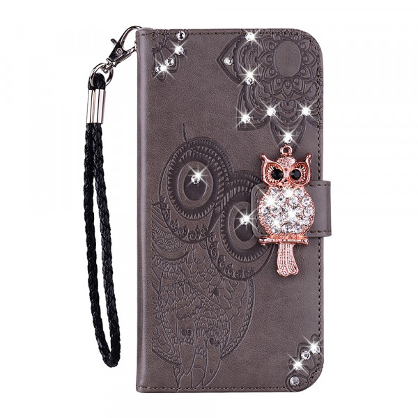 Housse OnePlus Nord N100 Hibou Mandala et Breloque