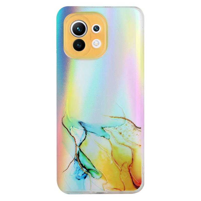 Coque Xiaomi 11 Lite 5G NE/Mi 11 Lite 4G/5G Marbre Effet Laser