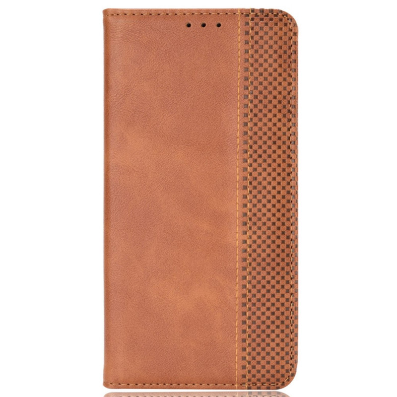 Flip Cover Realme 9i Effet Cuir Vintage Stylisé