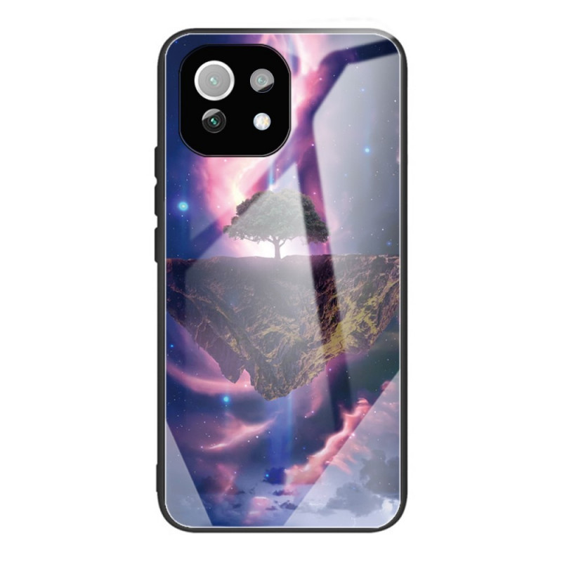 Coque Xiaomi 11 Lite 5G NE/Mi 11 Lite 4G/5G Verre Trempé Arbre du Monde ...