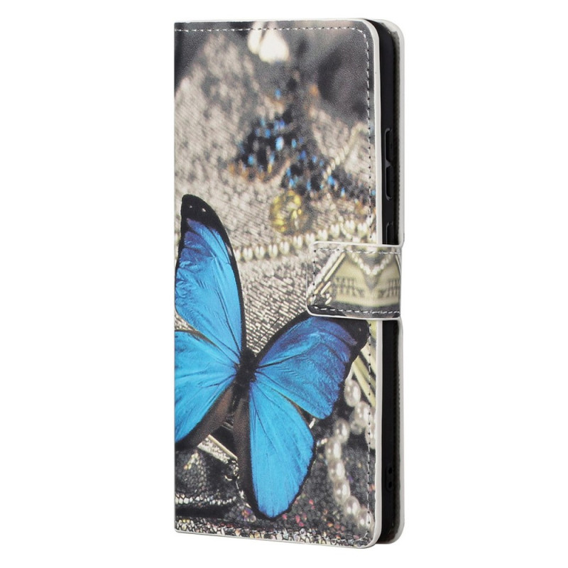 Housse Xiaomi Redmi Note 11 / 11s Papillon Bleu