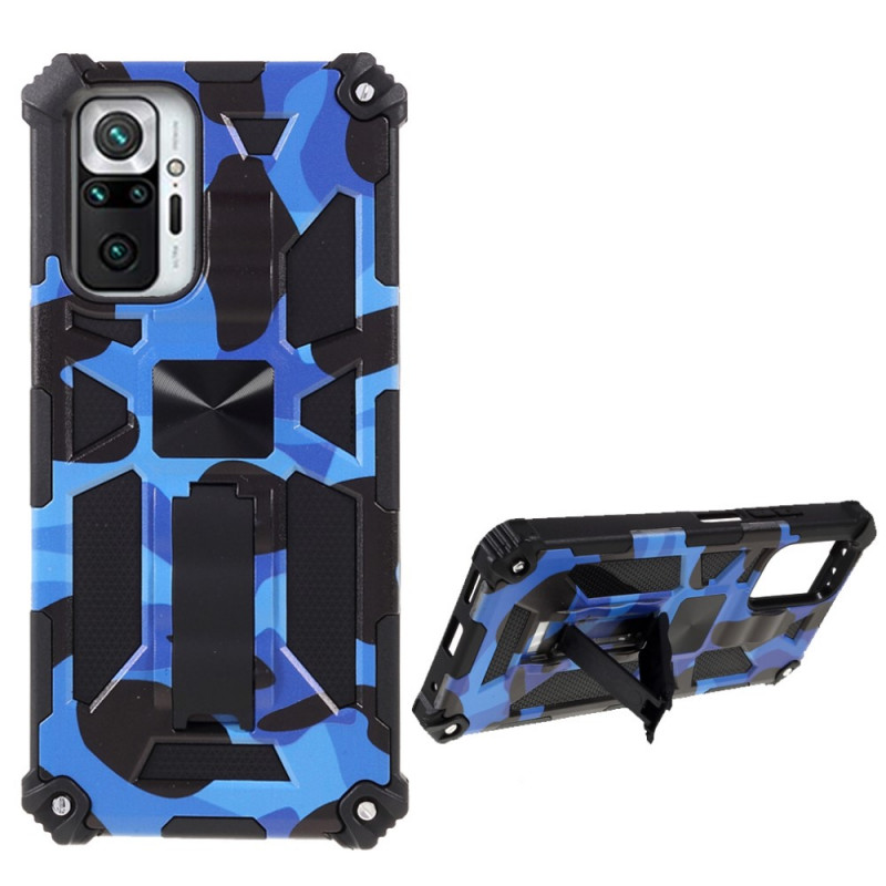 Coque Xiaomi Redmi Note 10 Pro Camouflage Support Amovible