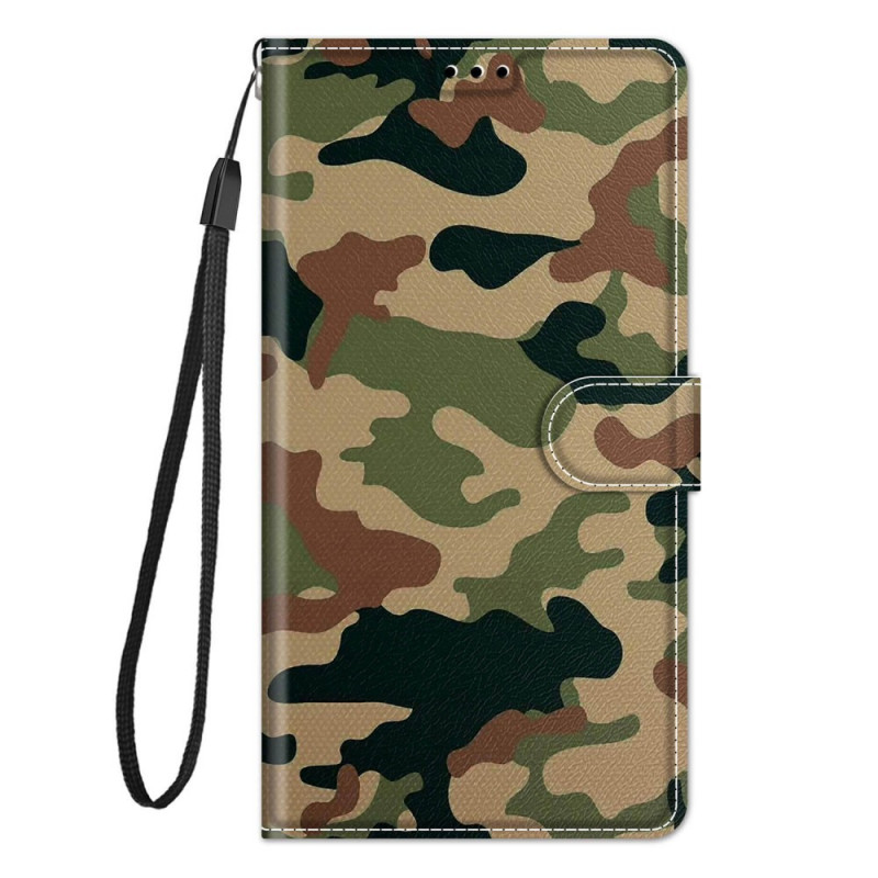 Housse Xiaomi Redmi Note 10 Pro Camouflage Militaire à lanière