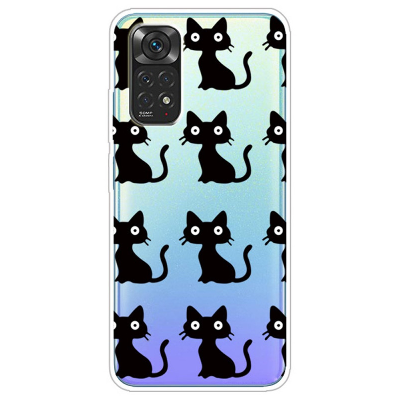 Coque Xiaomi Redmi Note 12 Pro 4G/Note 11 Pro/11 Pro 5G Multiples Chats Noirs