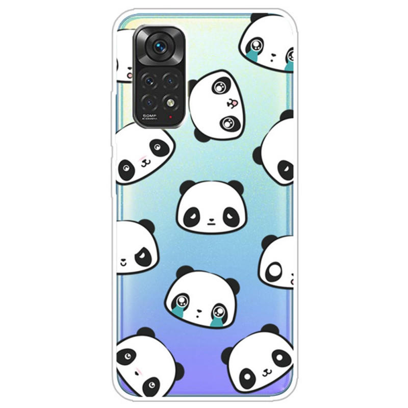 Coque Xiaomi Redmi Note 12 Pro 4G/Note 11 Pro/11 Pro 5G Pandas Sentimentaux
