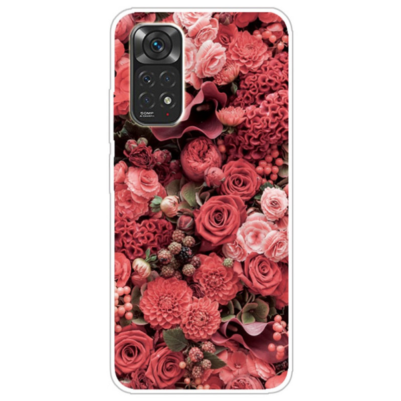 Coque Xiaomi Redmi Note 12 Pro 4G/Note 11 Pro/11 Pro 5G Fleurs Intenses