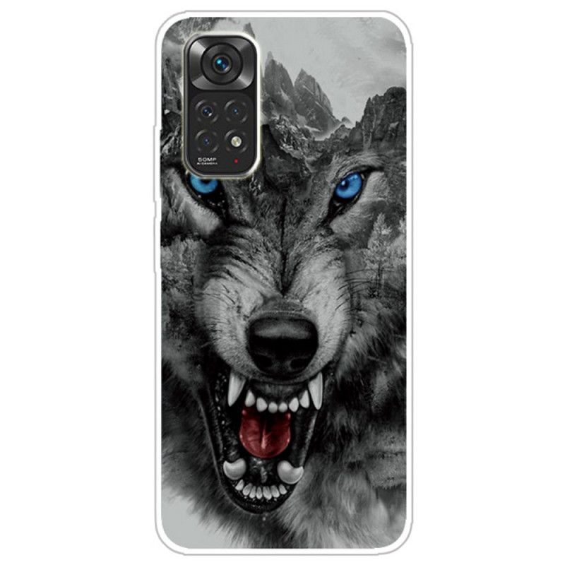 Coque Xiaomi Redmi Note 12 Pro 4G/Note 11 Pro/11 Pro 5G Loup Féroce