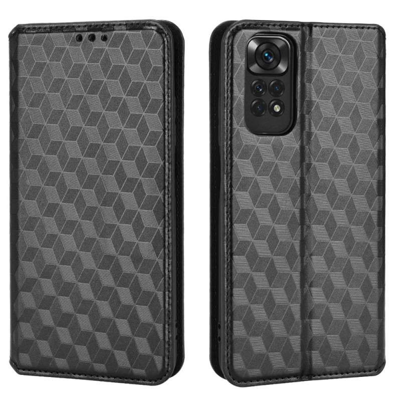 Flip Cover Xiaomi Redmi Note 11 / 11s Effet Cuir Diamant 3D Ma Coque