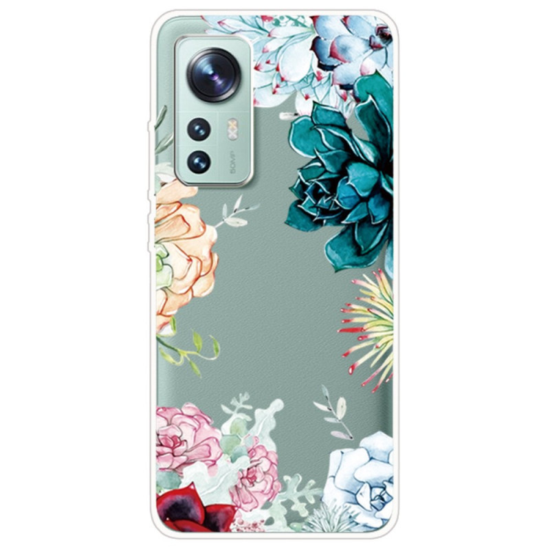 Coque Xiaomi 12 / 12X / 12S Fleurs Aquarelle