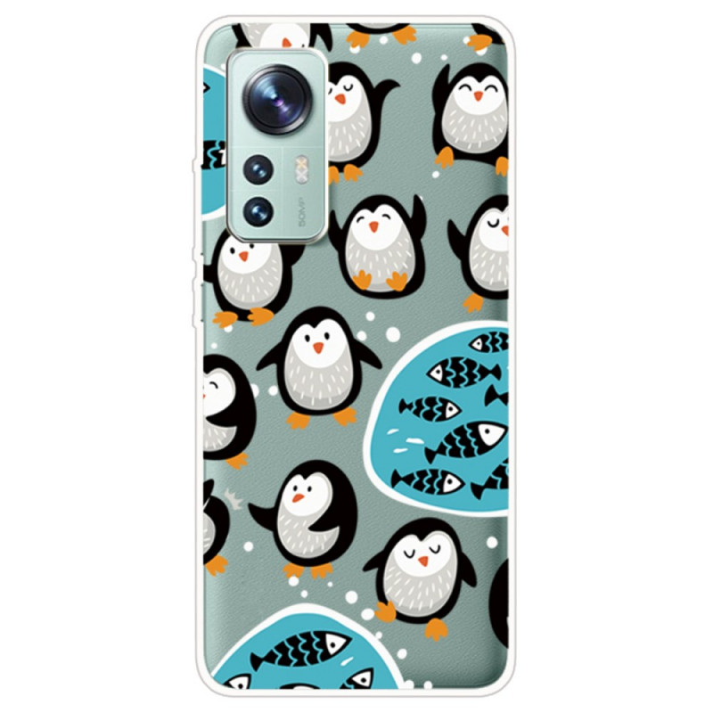 Coque Xiaomi 12 / 12X / 12S Pingouins et Poissons