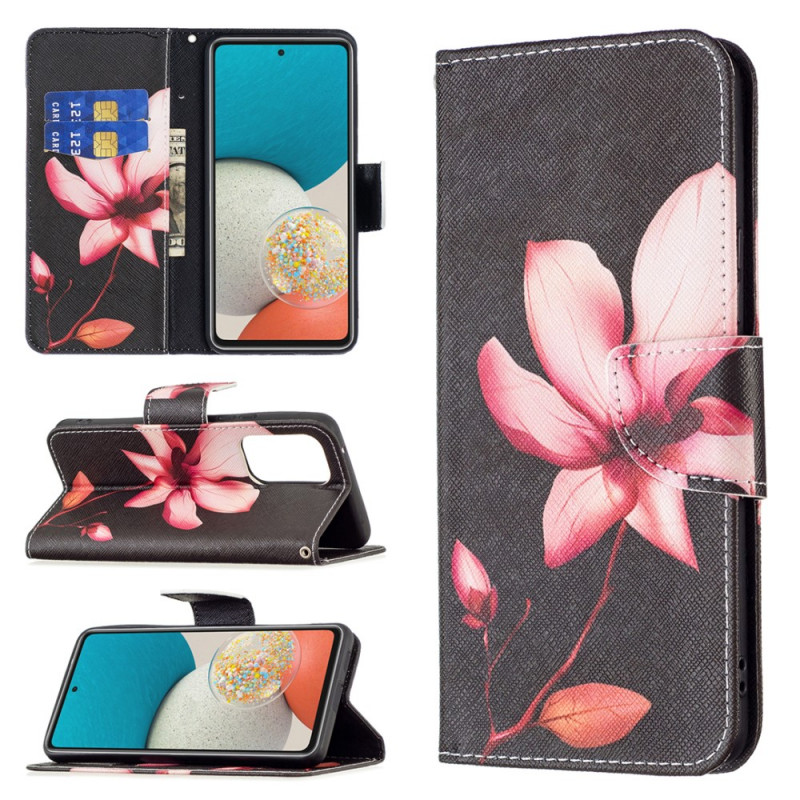Housse Samsung Galaxy A53 5G Fleur Rose - Ma Coque