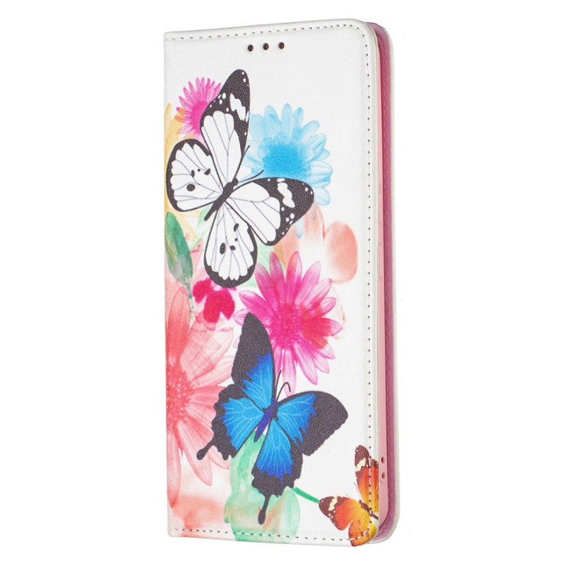 Flip Cover Samsung Galaxy A53 5G Papillons Colorés