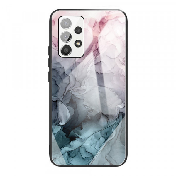 Coque Samsung Galaxy A22 4G en Verre Trempé Série Marble