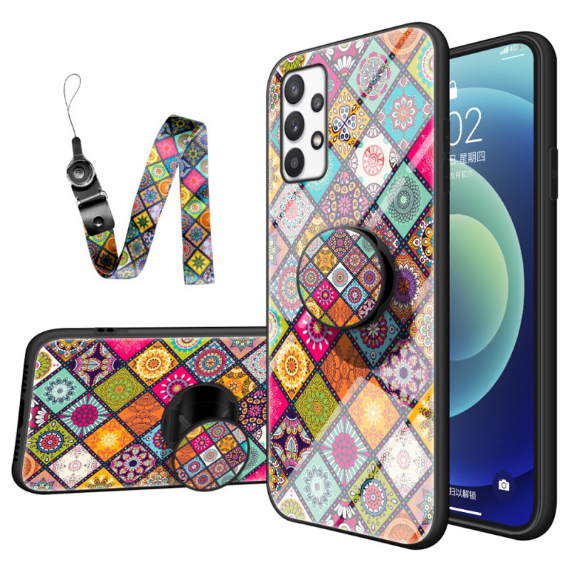 Coque Samsung Galaxy A53 5G Support Magnétique Patchwork - Ma Coque