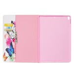 Housse iPad Pro 10.5 pouces Papillons et Fleurs Peints