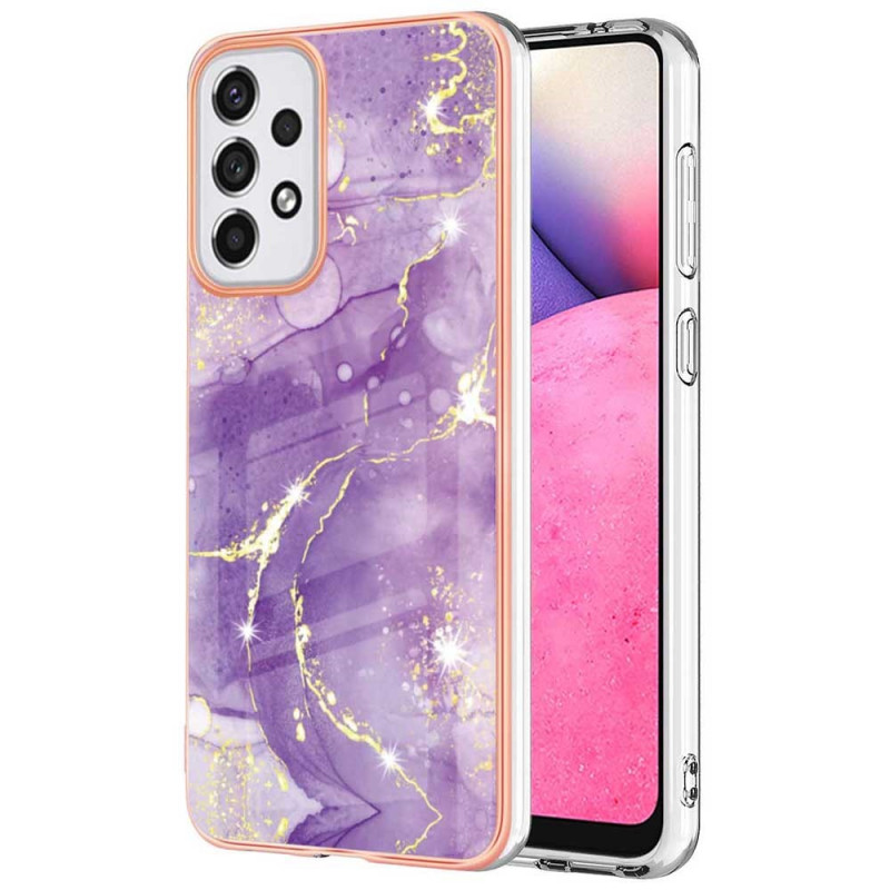 Coque Samsung Galaxy A33 5G Silicone Flexible Marbre