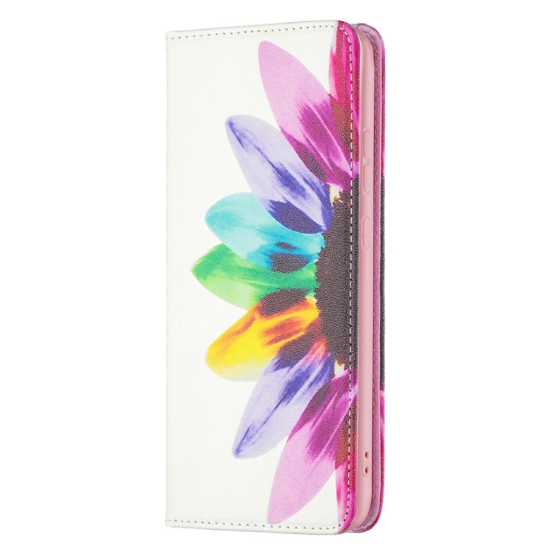 Flip Cover Samsung Galaxy A33 5G Fleur Aquarelle