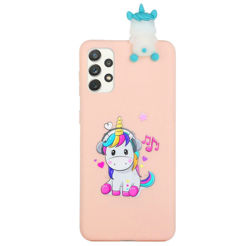 Coque Samsung Galaxy A33 5G Licorne Fun 3D