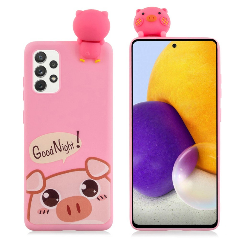 Coque Samsung Galaxy A33 5G Cochon Good Night 3D