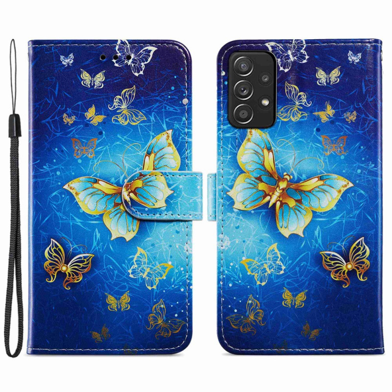 Housse Samsung Galaxy A33 5G Vol de Papillons