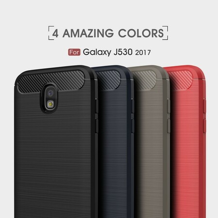 Coque Samsung Galaxy J5 2017 Fibre Carbone Brossée
