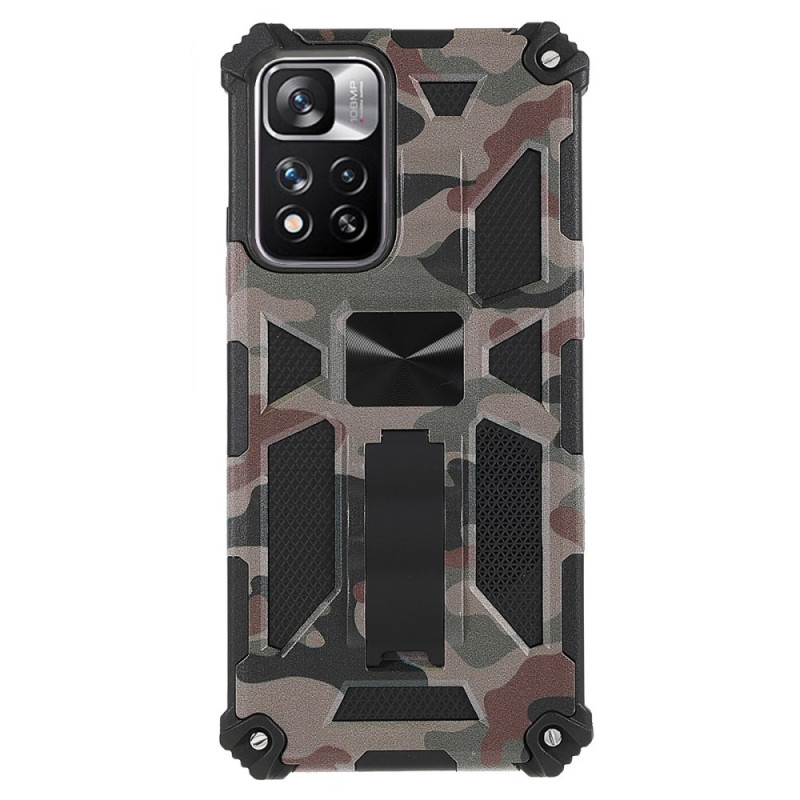 Coque Xioami Redmi Note 11 Pro Plus 5G Camouflage Support Amovible