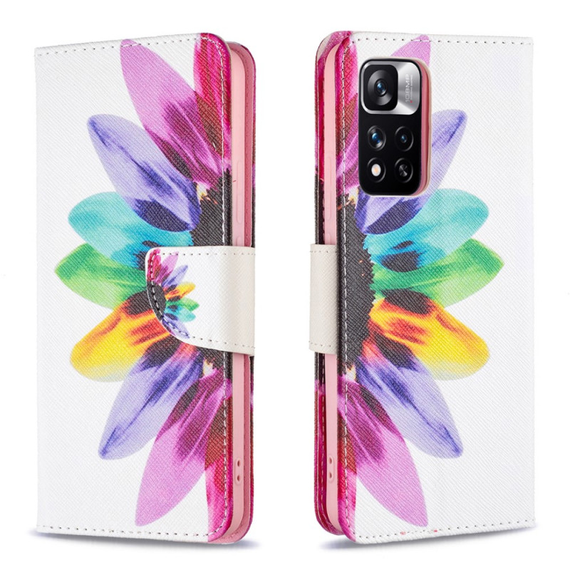 Housse Xiaomi Redmi Note 11 Pro Plus 5G Fleur Aquarelle - Ma Coque