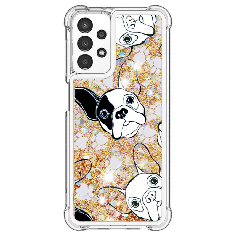 Coque Samsung Galaxy A13 Mr Chien Paillettes