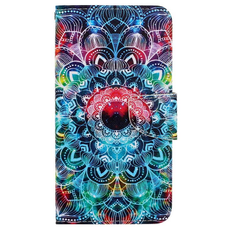 Housse Samsung Galaxy A13 Flashy Mandala à Lanière