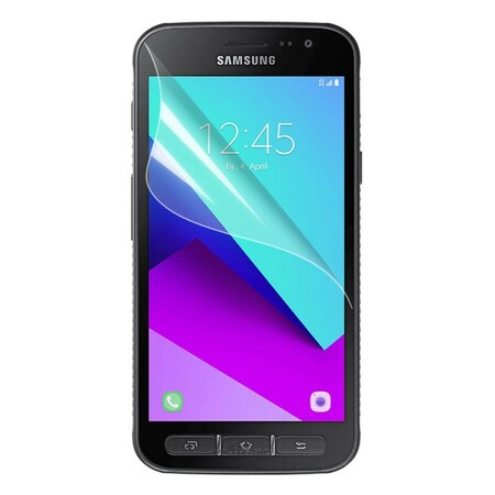 Dealbude24 Étui de Protection pour Samsung Galaxy Xcover 4s Motif Aigle XX Rouge Cousu étui Fin avec Languette d'extraction différentes Couleurs Tab-étui téléphone Portable extractibles 