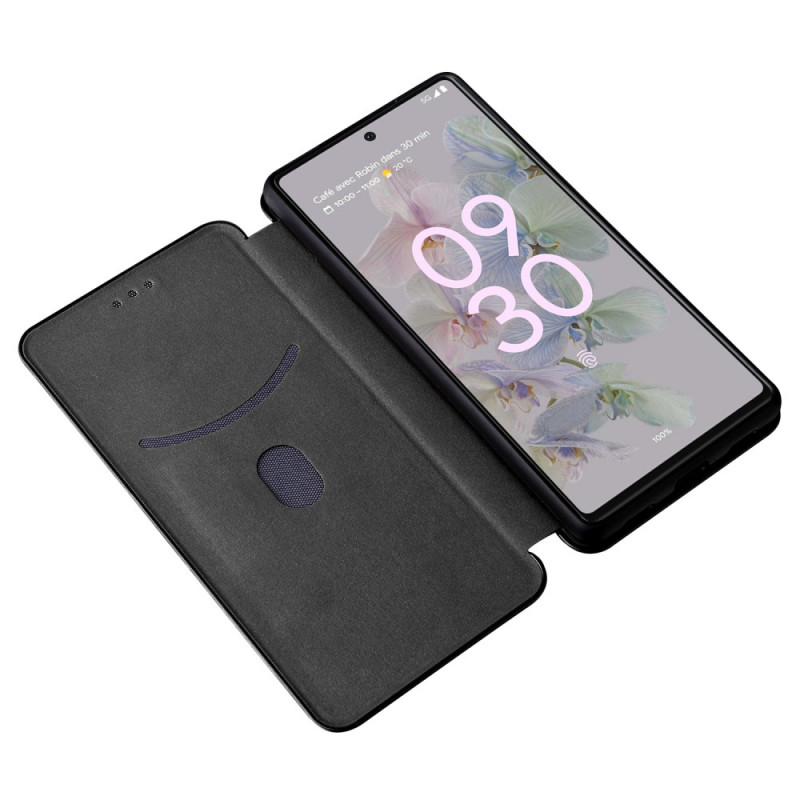 Flip Cover Google Pixel 6A Silicone Carbone Coloré Ma Coque