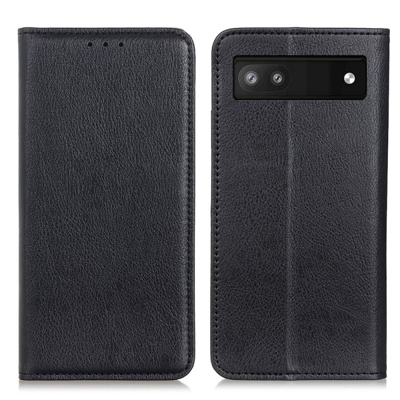 Flip Cover Google Pixel 6A Cuir Fendu Mat Ma Coque