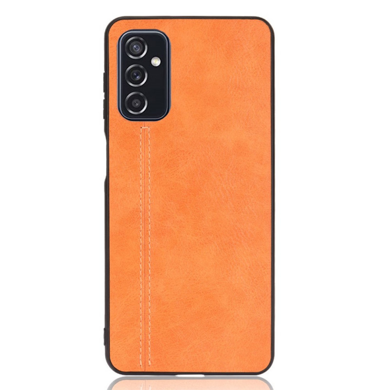 Coque Samsung Galaxy M52 5G Simili Cuir à Liseré