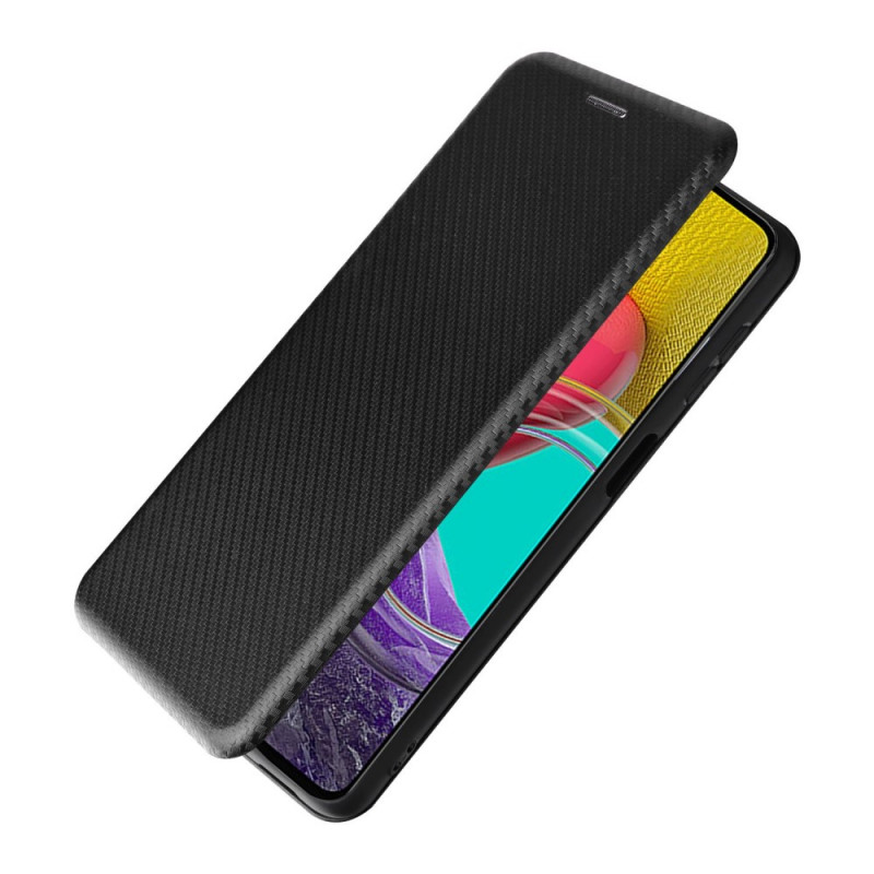 Flip Cover Samsung Galaxy M53 5G Fibre Carbone Ma Coque