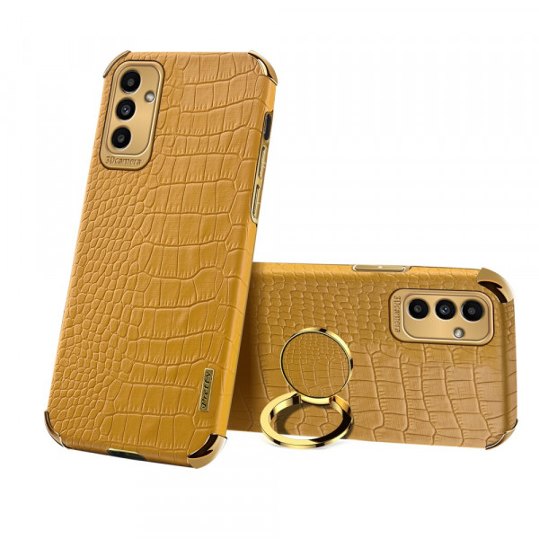 Coque Samsung Galaxy M52 5G Anneau Crocodile