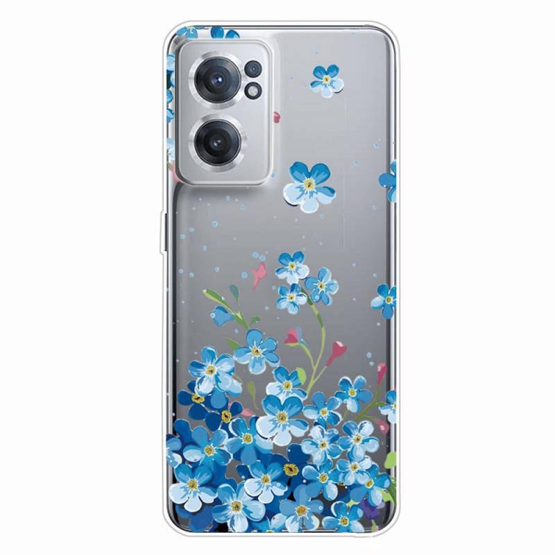 Coque OnePlus Nord CE 2 5G Fleurs Bleues