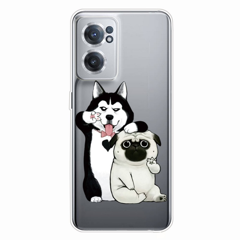 Coque OnePlus Nord CE 2 5G Loup et Pug