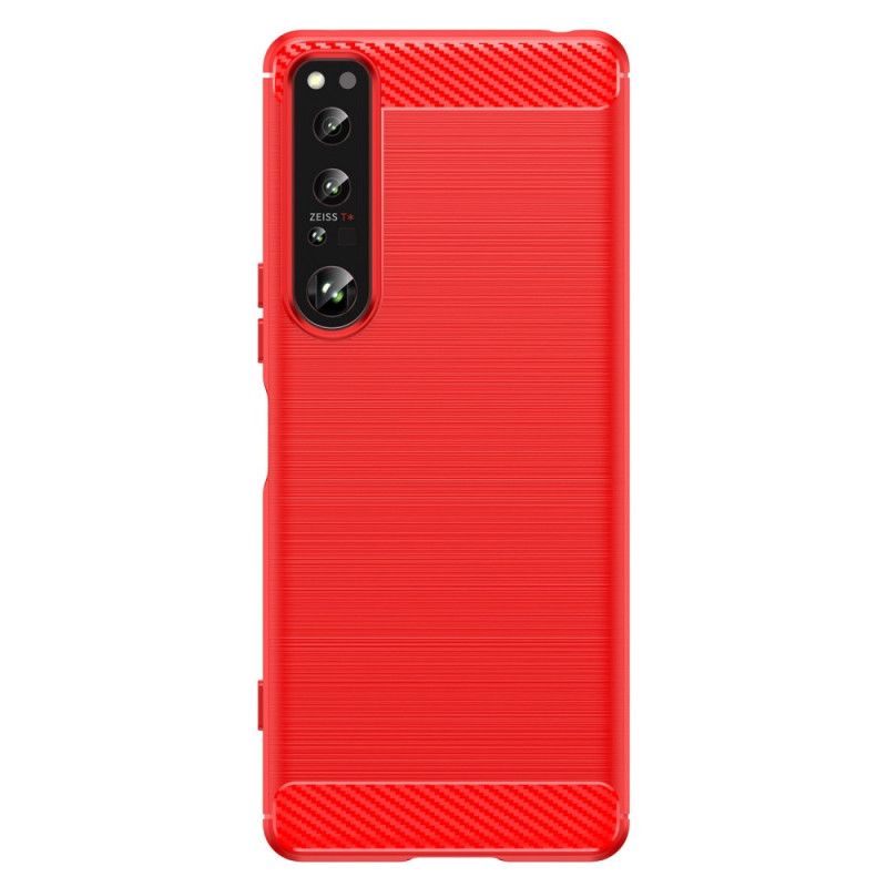 Coque Sony Xperia 1 IV Fibre Carbone Brossée