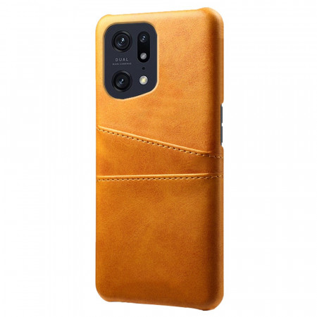 Coque Portefeuille Pour Oppo Find X5 Lite - Cuir PU Avec Emplacement Cartes, Support Kickstand Et Fermoir Magnétique - 5